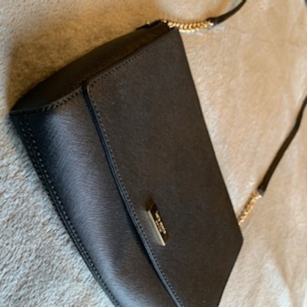 NWOT Kate Spade Black Saffiano leather - Picture 2 of 6